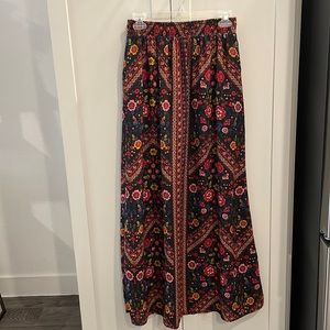 Maxi boho skirt, Size small